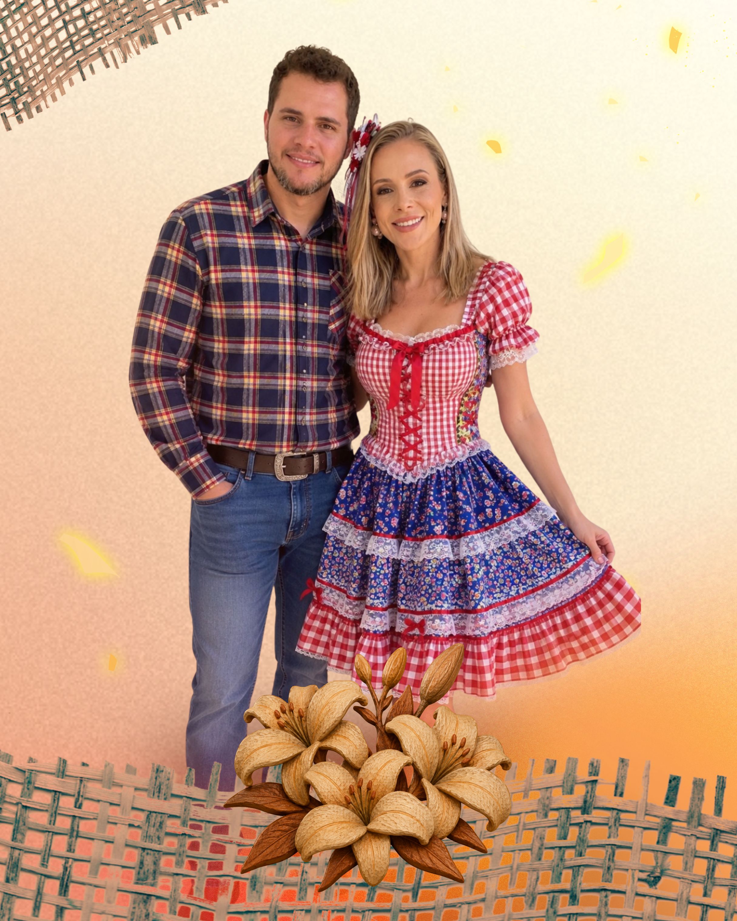 Jeankleber Bortoluzzi e Gessica Destro